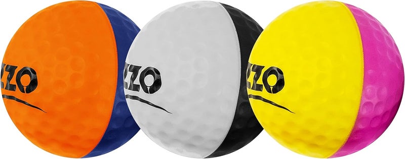 Izzo Golf Tru Spin Foam Practice Balls - with Option of shagger/Practice Set - Image 1